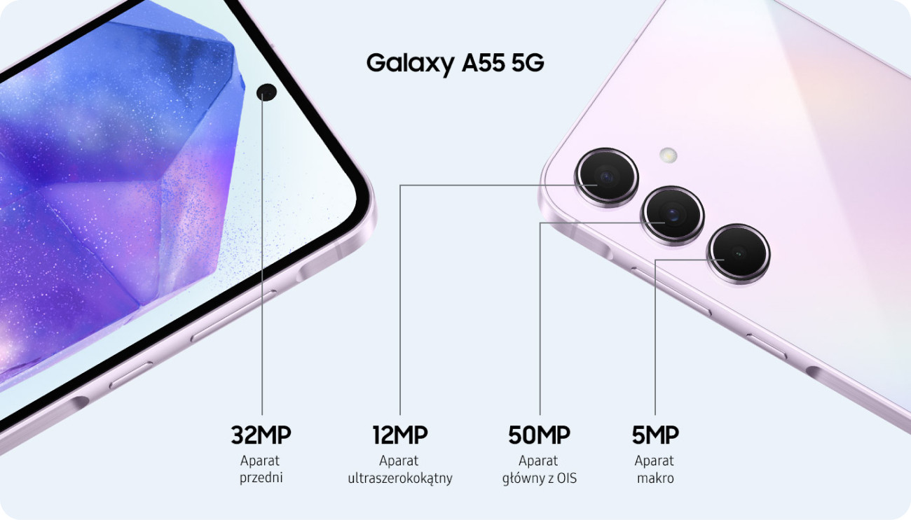 Galaxy A55 Aparaty